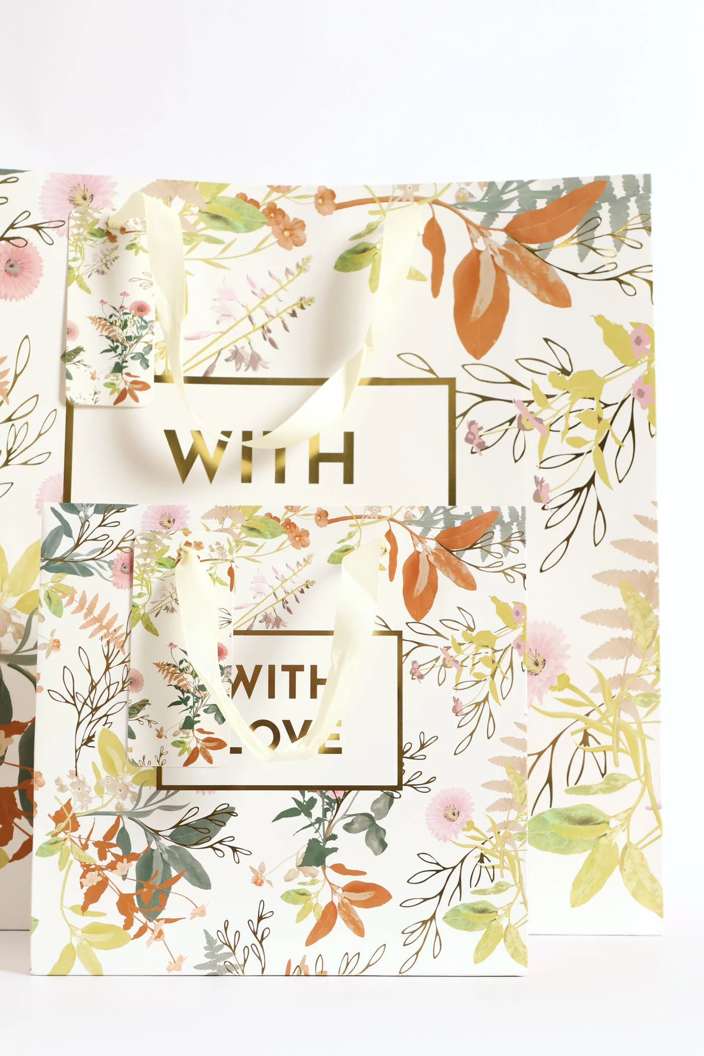 With Love Gift Bag - Light Pink - Image 3